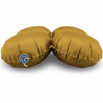 Base Tonda in Foil 17" Oro Satinato per Palloncini ad Aria Basi Mylar per Palloncini