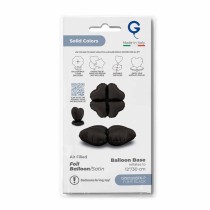 Base Cuore in Foil 15" Fumé Satinato per Palloncini ad Aria Basi Mylar per Palloncini