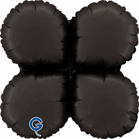 Base Tonda in Foil 17" Fumé Satinato per Palloncini ad Aria Basi Mylar per Palloncini