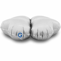 Base Cuore in Foil 22" Bianco Satinato per Palloncini ad Aria Numeri 40" Bianco "White"