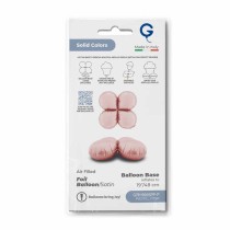 Base Tonda in Foil 26" Rosa Satinato per Palloncini ad Aria Basi Mylar per Palloncini