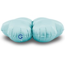Base Cuore in Foil 32" Celeste Satinato per Palloncini ad Aria Basi Mylar per Palloncini