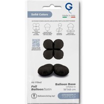 Base Tonda in Foil 19" Fumé Satinato per Palloncini ad Aria Basi Mylar per Palloncini