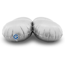 Base Tonda in Foil 36" Bianco Satinato per Palloncini ad Aria Numeri 40" Bianco "White"