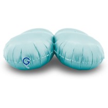 Base Tonda in Foil 36" Celeste Satinato per Palloncini ad Aria Basi Mylar per Palloncini