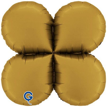 Base Tonda in Foil 36" Oro Satinato per Palloncini ad Aria Basi Mylar per Palloncini
