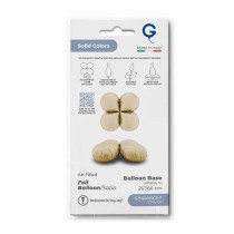 Base Tonda in Foil 36" Crema Satinato per Palloncini ad Aria Basi Mylar per Palloncini