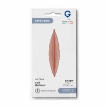 Palloncino in Foil 18" Foglia Rose Gold "Deco Leaf" Solid Color "Deco Leaf"