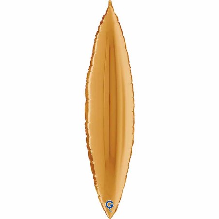 Palloncino in Foil 18" Foglia Oro "Deco Leaf" Solid Color "Deco Leaf"