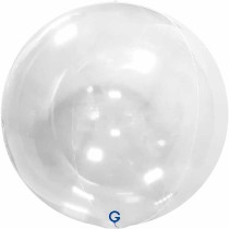 Palloncino in Elastico PVC 19" Trasparente 4D "Globe Crystal" Sfere "Solid Color Globe"