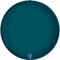 Palloncino in Foil 15" Sfera Blu Petrolio Satinato 4D "Globe" Sfere "Solid Color Globe"
