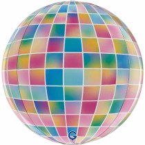 Palloncino in Foil 15" Sfera Stroboscopica Arcobaleno 4D "Globe Strobo" Sfere Fantasia "Globe"