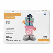 Palloncino in Foil 67" Standups Pacco Regalo "Gift Boxes" Happy Birthday Grabo