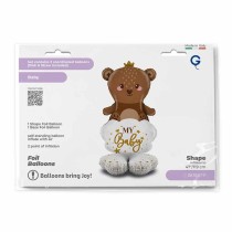 Palloncino in Foil 60" Standups Orso "Sweet Bear" Nascita e Battesimo Grabo