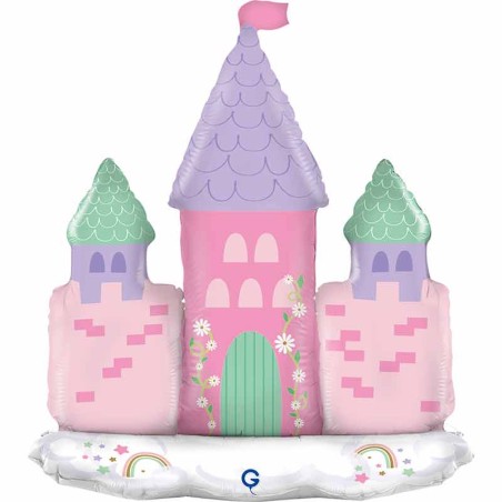 Palloncino in Foil 30" Standups Castello "Magical Castle" Generici Grabo