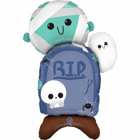 Palloncino in Foil 39" Standups Mummia Halloween "Cute Mummy" Halloween Grabo