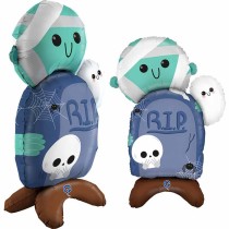 Palloncino in Foil 39" Standups Mummia Halloween "Cute Mummy" Halloween Grabo