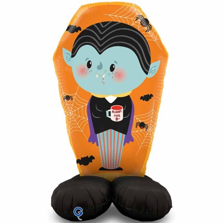 Palloncino in Foil 63" Standups Bara e Vampiro "Sweet Vampire" Halloween Grabo