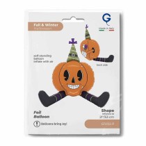 Palloncino in Foil 37" Standups Zucca di Halloween "Vintage Pumpkin" Halloween Grabo