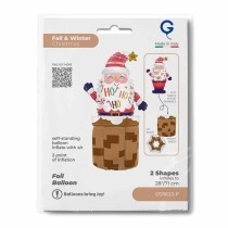 Palloncino in Foil 31" Standups Babbo Natale "Ho Ho Ho Santa" Natale e Capodanno Grabo