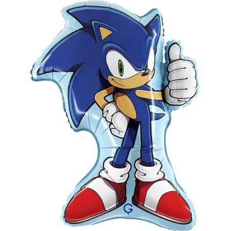 Palloncino in Foil 33" Super Shape Sonic Personaggi Grabo
