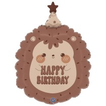 Palloncino in Foil 24" Super Shape Riccio "Sweet Hedgehog Birthday" Animali Grabo