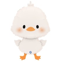 Palloncino in Foil 26" Super Shape Anatroccolo "White Duckling" Animali Grabo