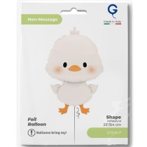 Palloncino in Foil 26" Super Shape Anatroccolo "White Duckling" Animali Grabo