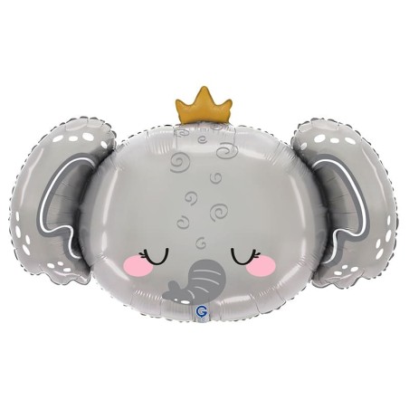 Palloncino in Foil 38" Super Shape Elefante "Baby Elephant" Animali Grabo