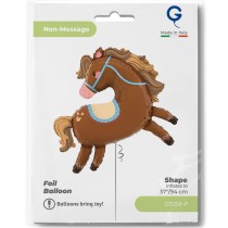 Palloncino in Foil 48" Super Shape Cavallo "Lovely Horse" Animali Grabo