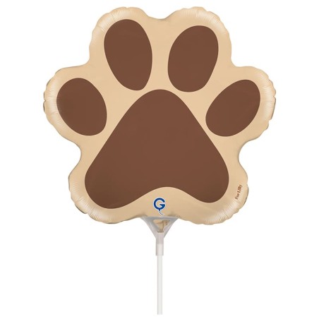 Palloncino in Foil 14" Mini Shape Zampetta "Dog Paw" Animali Grabo