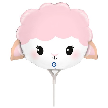 Palloncino in Foil 14" Mini Shape Pecorella "Cute Sheep" Animali Grabo