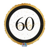 Palloncino in Foil 18" Happy Birthday 60 Anni "Prestige" 60 Anni