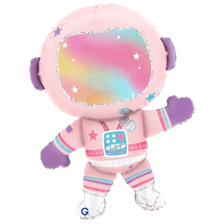 Palloncino in Foil 36" Super Shape Astronauta "Lady Astronaut" Generici Grabo