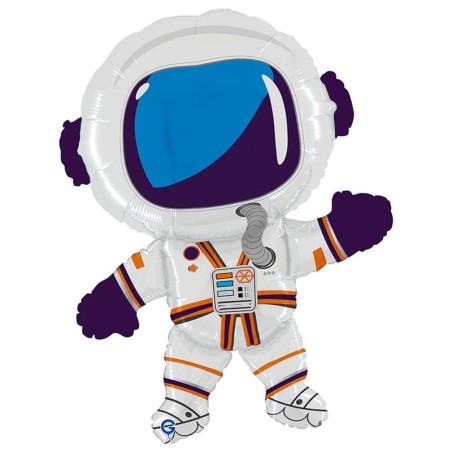 Palloncino in Foil 36" Super Shape Astronauta "Happy Astronaut" Generici Grabo