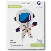 Palloncino in Foil 36" Super Shape Astronauta "Happy Astronaut" Generici Grabo