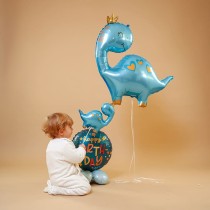 Palloncino in Foil 18" Happy Birthday Stelle "Stars" Happy Birthday Grabo