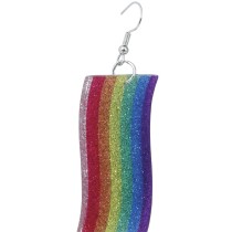 Orecchini Pendenti con Bandiera Arcobaleno "Pride" Pride