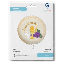 Palloncino in Foil 18" Prima Comunione Comunione e Cresima Grabo