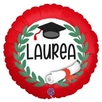 Palloncino in Foil 18" Laurea "Ad Maiora Semper" Laurea Grabo