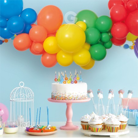 Kit Ghirlanda Palloncini Arcobaleno "DIY Garland Kit" 66pz Gemar "Diy Garland Kit"