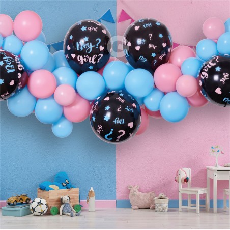 Kit Ghirlanda Palloncini Gender Reveal "DIY Garland Kit" 66pz Gemar "Diy Garland Kit"