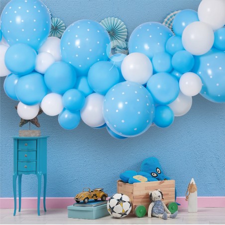 Kit Ghirlanda Palloncini Baby Blue "DIY Garland Kit" 66pz Gemar "Diy Garland Kit"