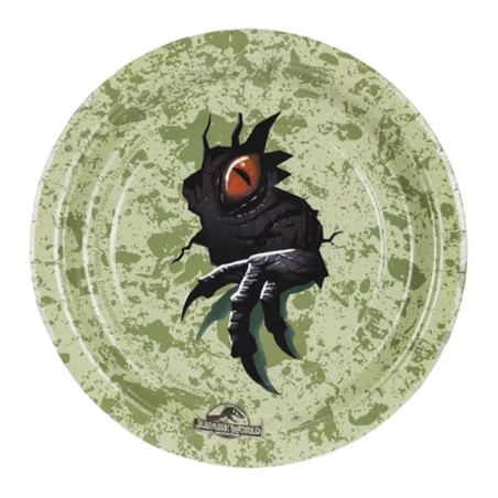 Piatto di Carta 18cm di Jurassic World "Dinosauro" 6pz Jurassic World
