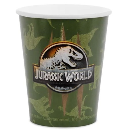 Bicchiere di Carta 250ml Jurassic World "Dinosauro" 6pz Jurassic World