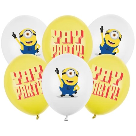 Palloncino in Lattice 12" dei Minions "Illumination's" 6pz Minions