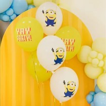 Palloncino in Lattice 12" dei Minions "Illumination's" 6pz Minions