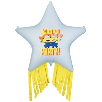 Palloncino in Foil 31" Super Shape Stella con Frange dei Minions Minions