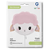 Palloncino in Foil 26" Super Shape Pecorella "Cute Sheep" Animali Grabo