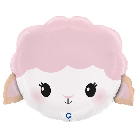 Palloncino in Foil 26" Super Shape Pecorella "Cute Sheep" Animali Grabo